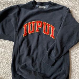 men’s medium vintage iupui crewneck
